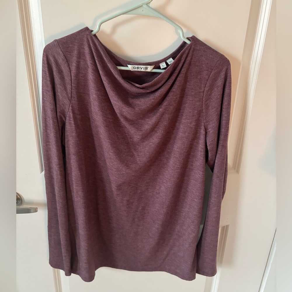 Orvis Women's Plum Long Sleeve Tee